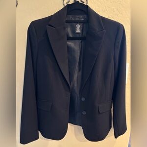 Apostrophe Black Blazer with Satin Touch